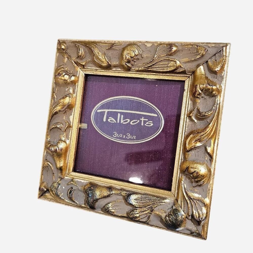 vintage boho whimsigoth gold frame